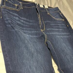 Time and Tru Women's Skinny Jeans - Dark Blue